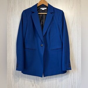 Pendleton Royal Blue 100% Virgin Wool Blazer Size 10